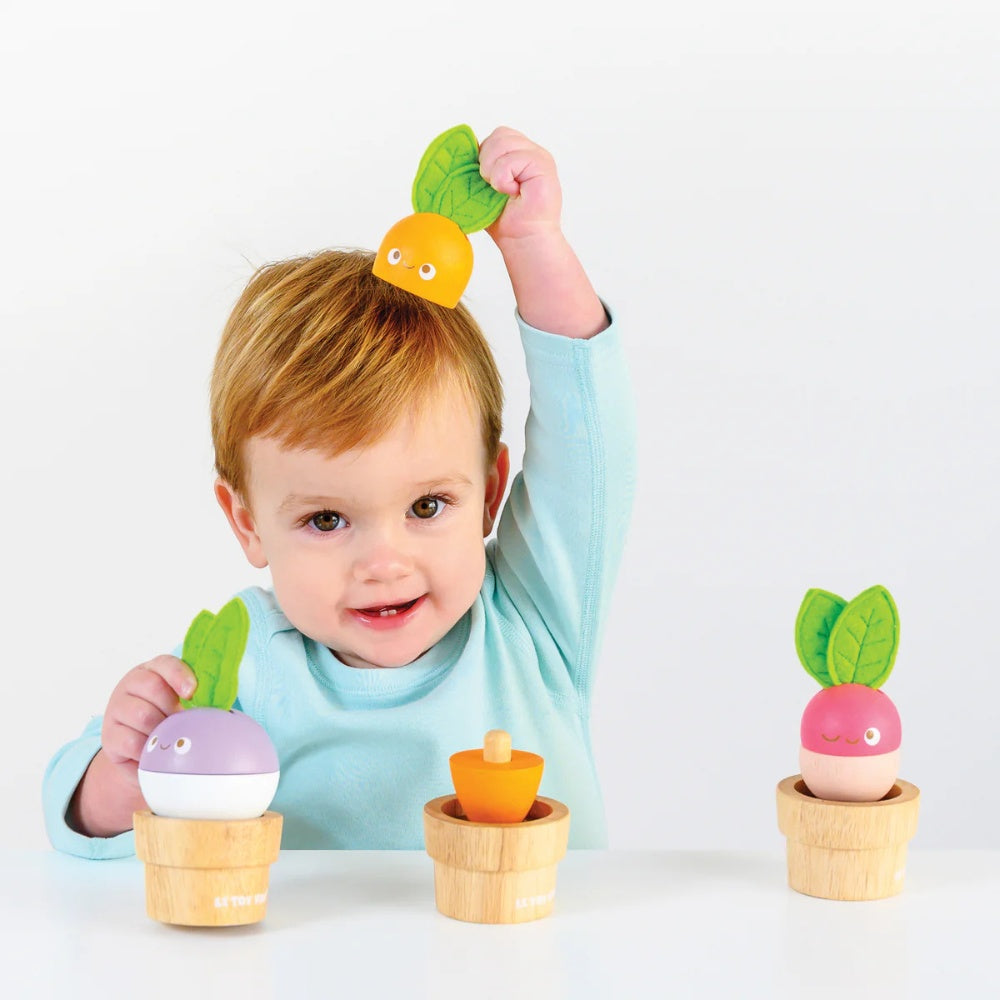 Le Toy Van - Wooden Stacking Veggies - 9pcs