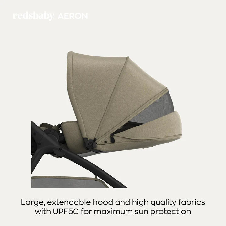 Redsbaby AERON | Compact Urban Pram & Stroller - Motherhood Close-up of Redsbaby AERON South Africa handlebar and chassis design