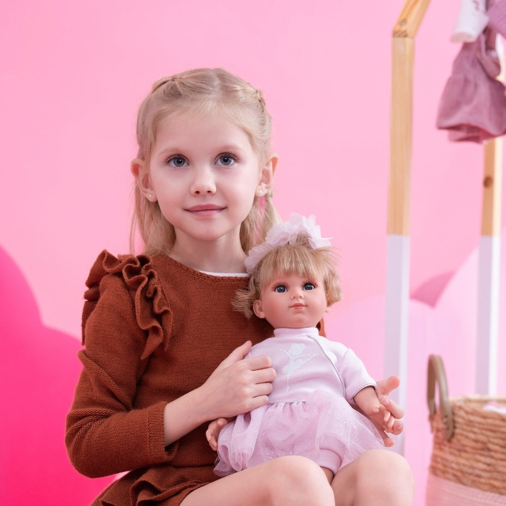 Llorens - Baby Girl Doll with Clothing & Accessories: Elena Ballet - 35cm