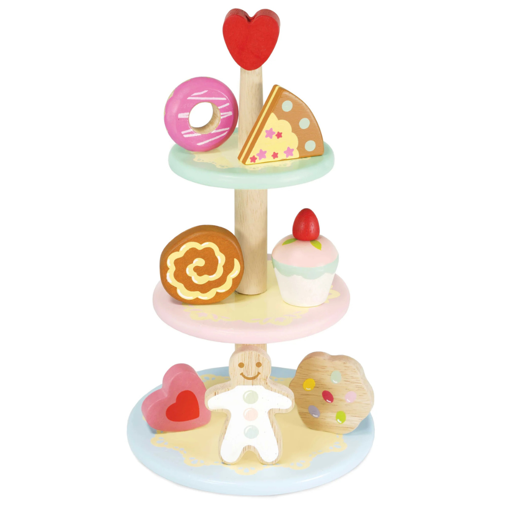 Le Toy Van - Honeybake Three Tier Cake Stand - 8pcs