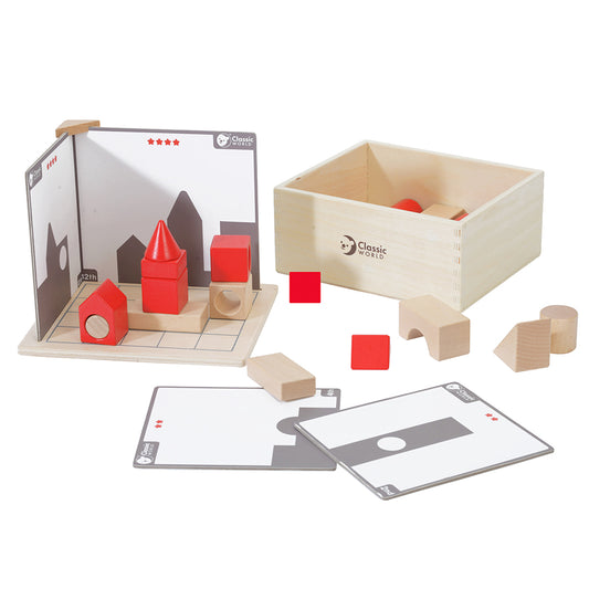 Classic World - Building Blocks - Spatial Thinking Game & Activity Cards - Motherhood