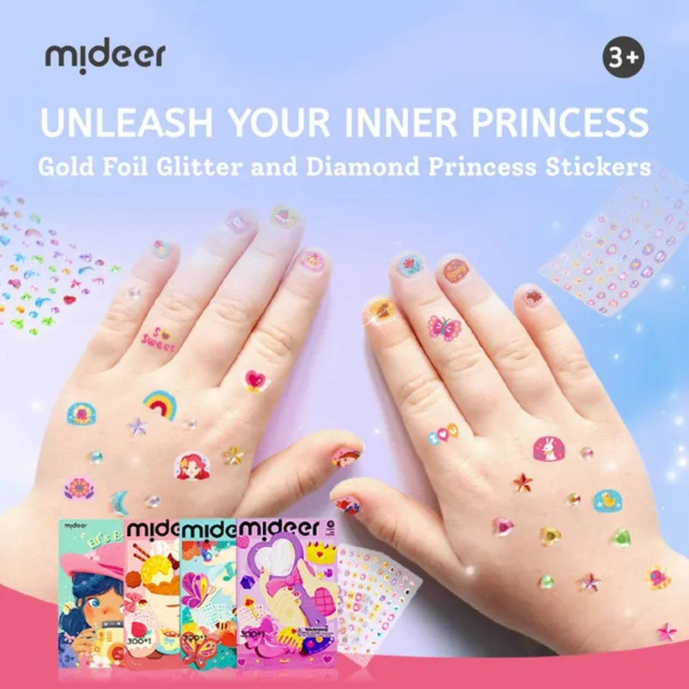 Mideer - Fashion Nail Stickers - Garden Gathering - 300pcs
