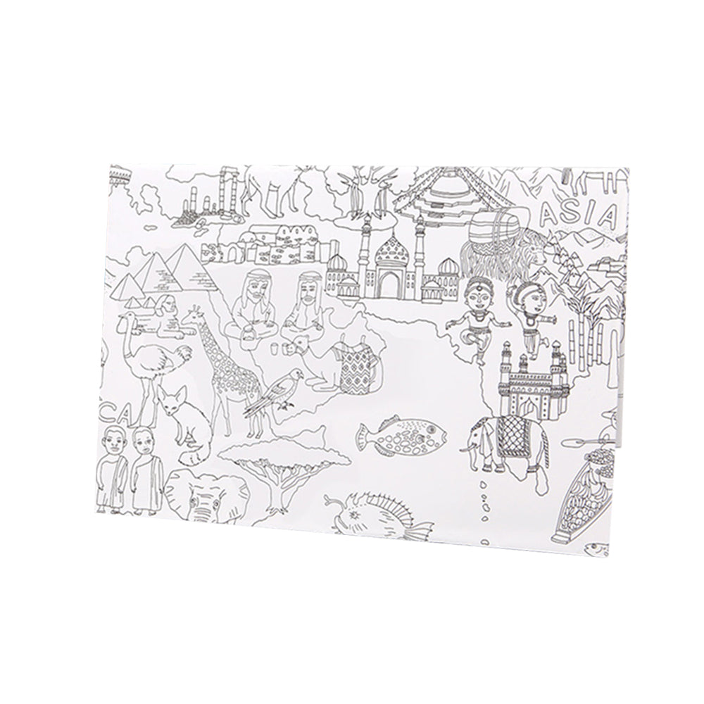 Jar Meló - Super Painter Giant Colouring Poster Pads The World