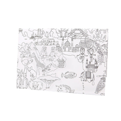Jar Meló - Super Painter Giant Colouring Poster Pads The World