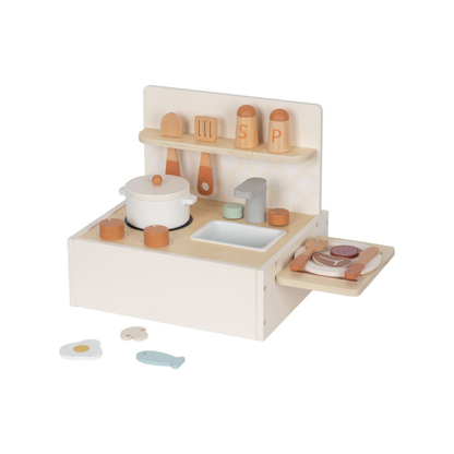 TookyToy - Pretend Play Kitchenware & Cooking Toy Playset