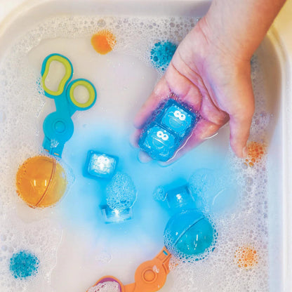 Glo Pals - Water Activated Light-Up Sensory Toys - Cookie Monster Sesame Street (4 Pack)