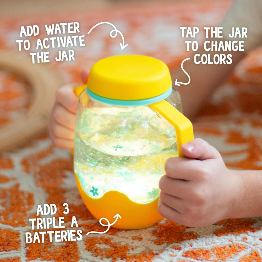 Glo Pals - Water Activated Sensory Play Jar - Honey Bee