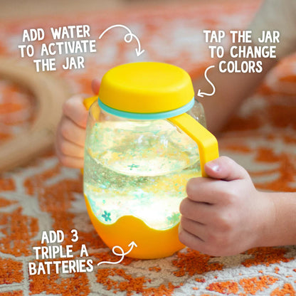 Glo Pals - Water Activated Sensory Play Jar - Honey Bee