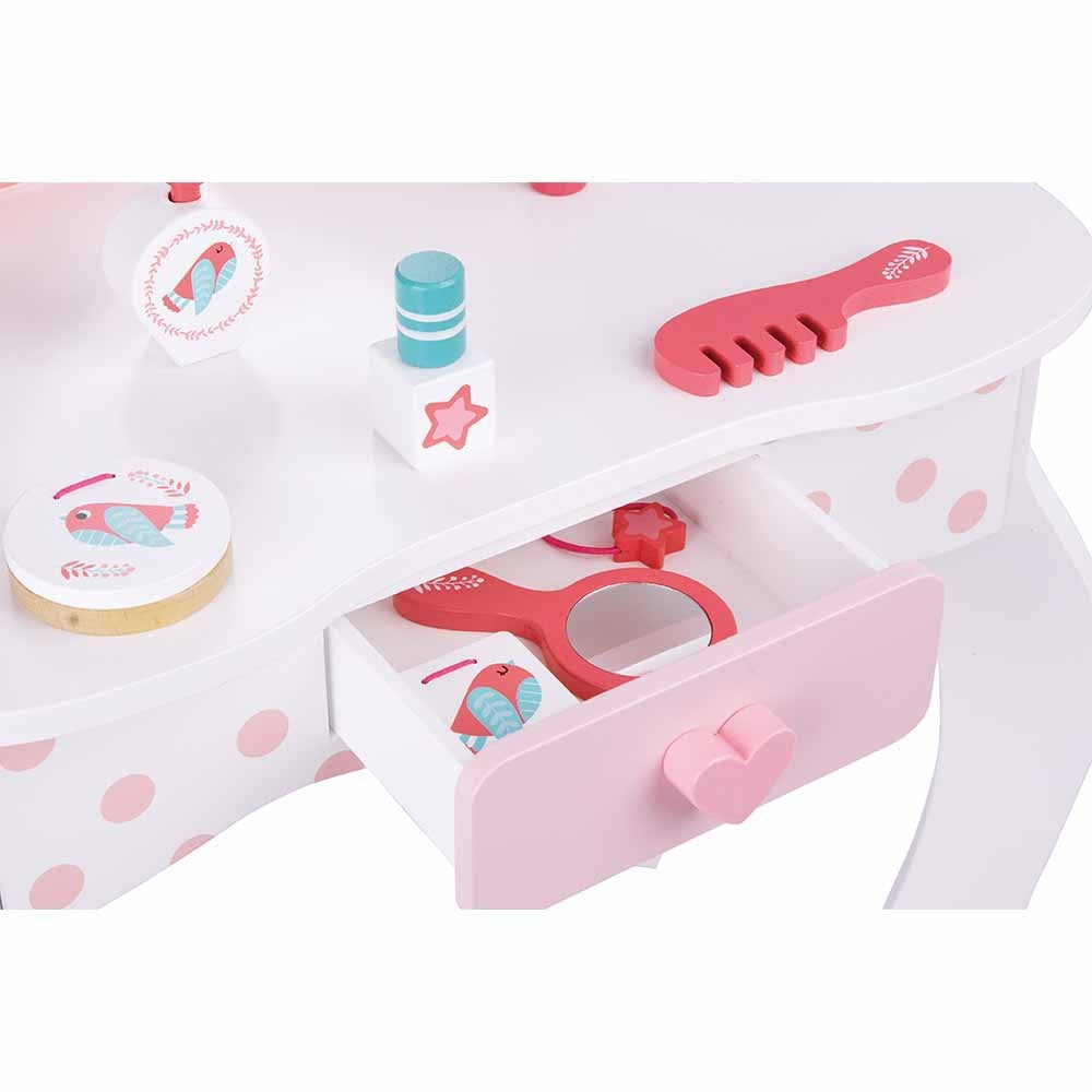 TookyToy - Kids Pretend Play Make-Up & Vanity Table Toy Set