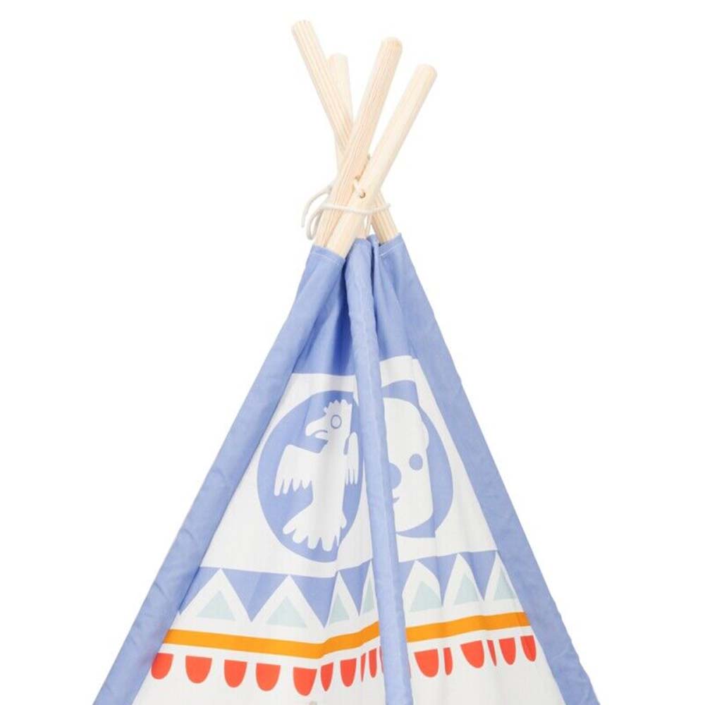 Classic World - Blue Teepee Tent For Kids Playroom