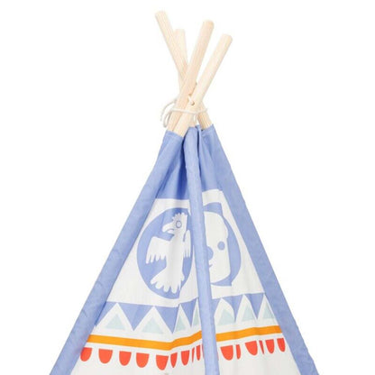 Classic World - Blue Teepee Tent For Kids Playroom