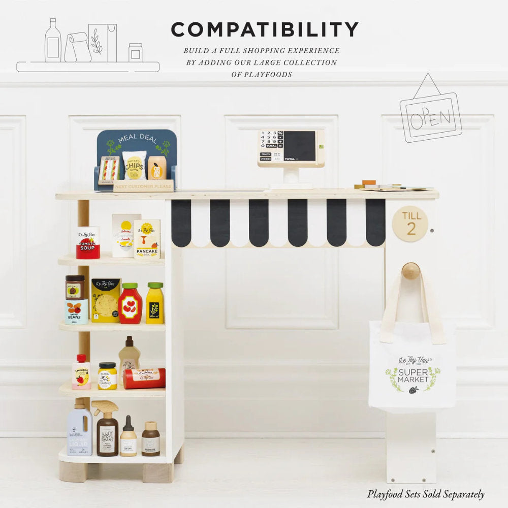 Le Toy Van - Wooden Supermarket Till Checkout & Accessories