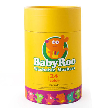 Jar Meló - Washable Markers - Non-Toxic - 24 Colours