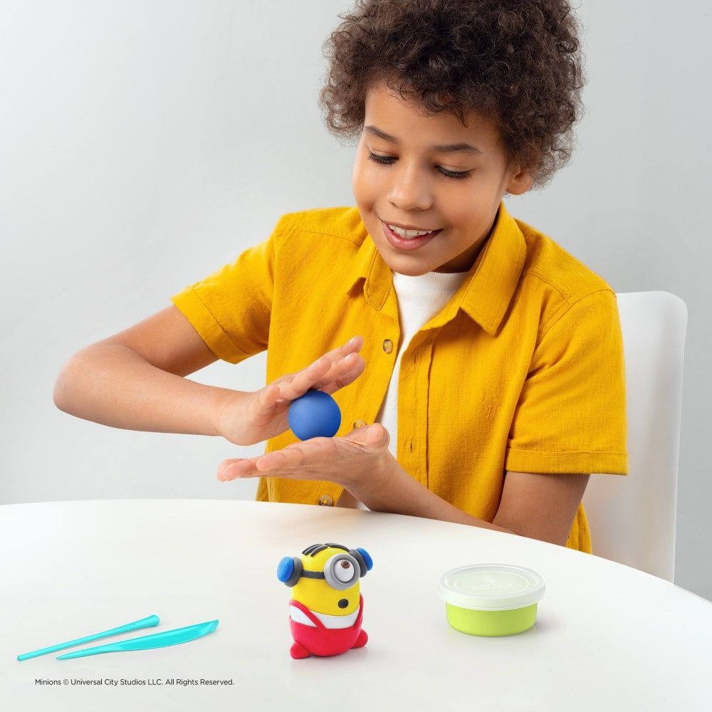 Hey Clay - Modelling Air-Dry Clay with Fun Interactive App - Minions, 15 cans