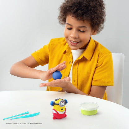 Hey Clay - Modelling Air-Dry Clay with Fun Interactive App - Minions, 15 cans