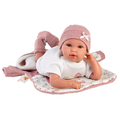 Llorens - Baby Girl Doll with Clothing & Sleeping-bag: 36cm