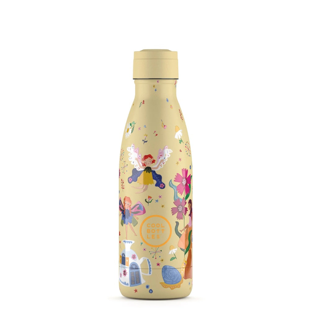 Cool Bottles - Kids Triple-Insulated Water Bottle - Magical Fairies 350ml