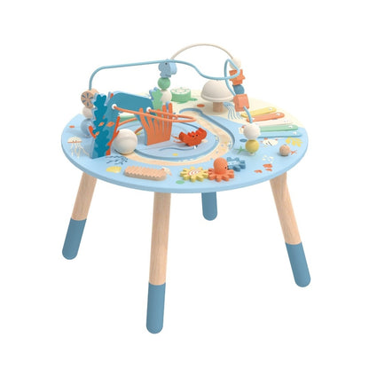 Classic World - Wooden Multi-Activity Table - Ocean-themed