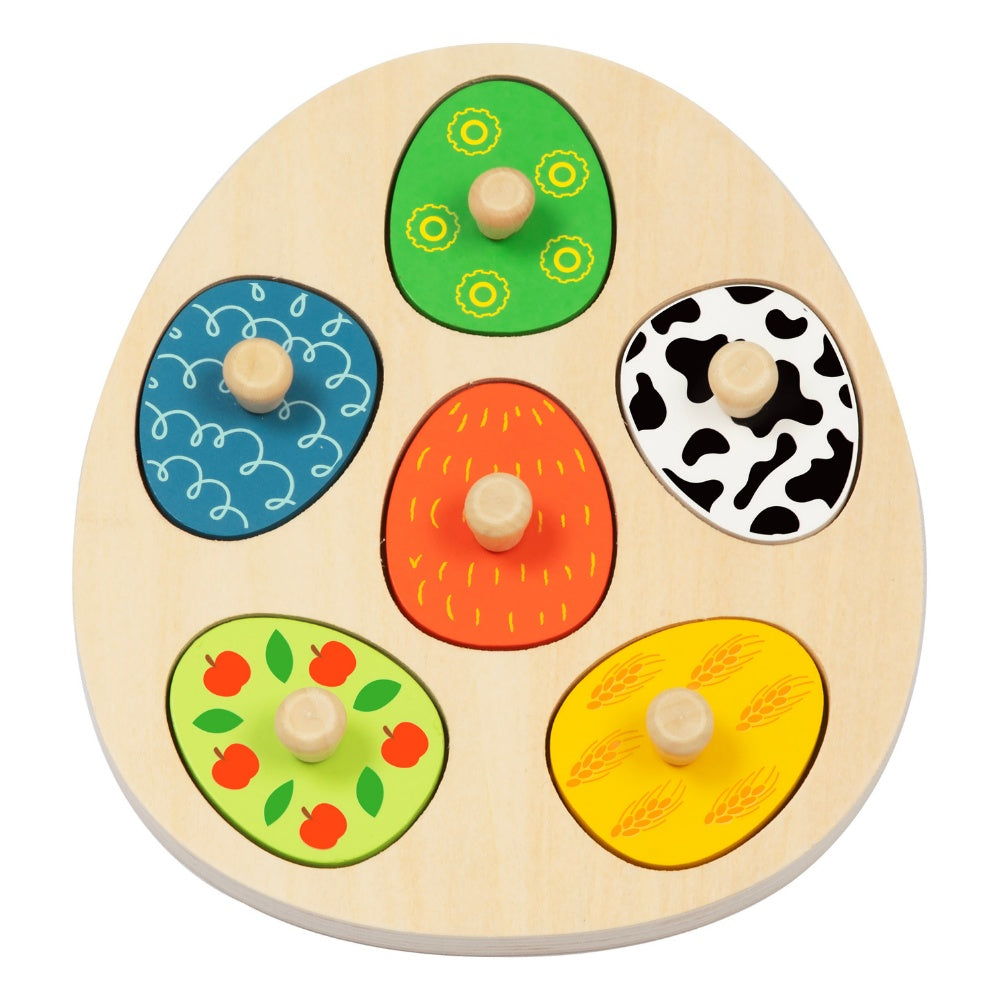 hi Pando - Multi-layered Wooden Puzzle: Farm 13 Pieces
