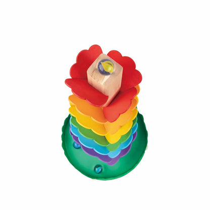 TookyToy - Wooden Spiral Tower with Marbles - Motherhood
