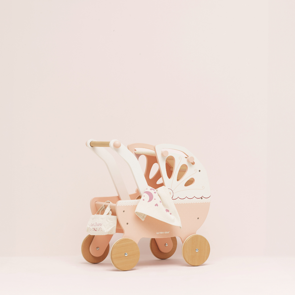 Le Toy Van - Wooden Retro Doll Pram