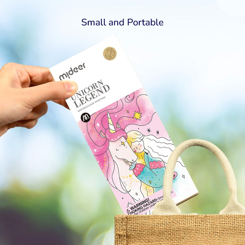 Mideer - Watercolour Painting Set - Travel Size - Unicorn Legend