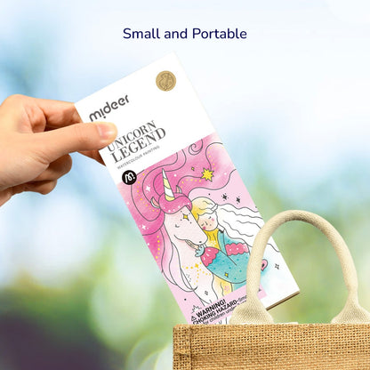 Mideer - Watercolour Painting Set - Travel Size - Unicorn Legend