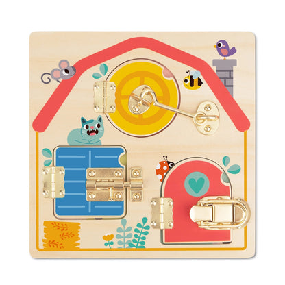 TookyToy - Wooden Latches Activity Busy Board - Motherhood