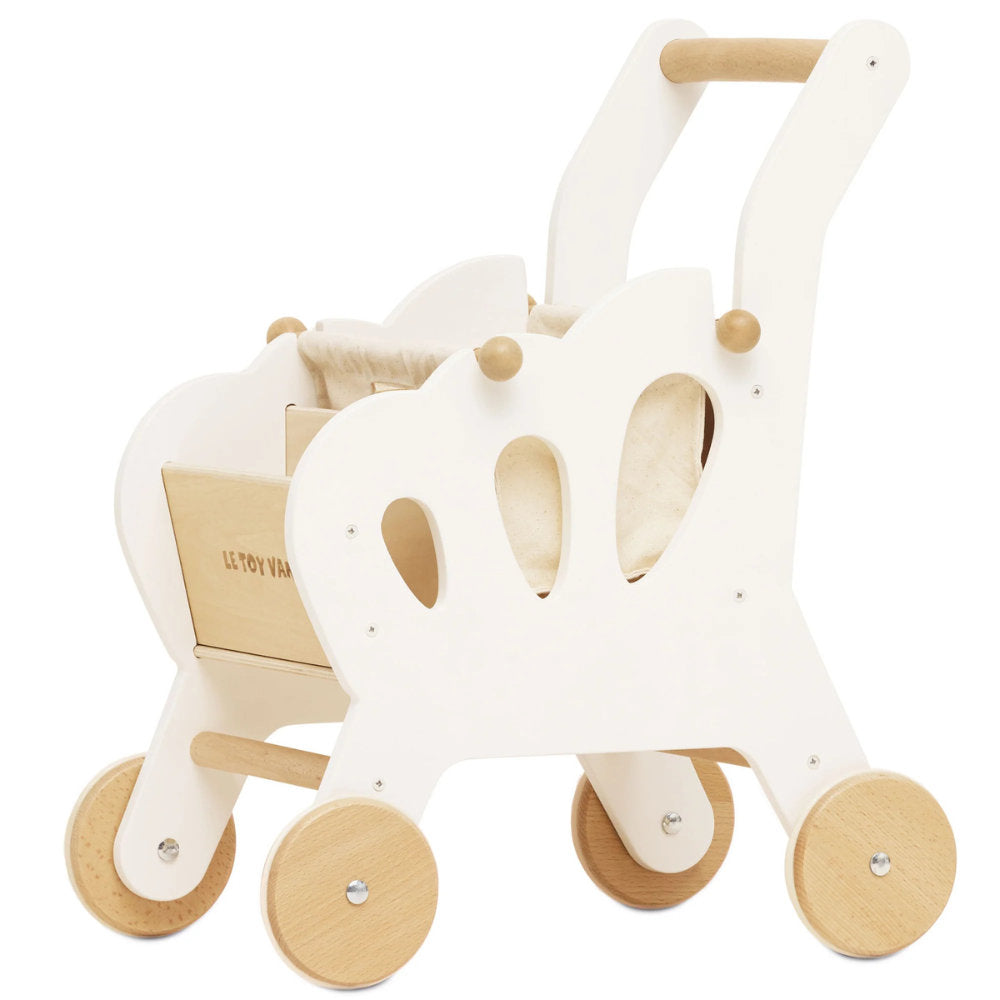 Le Toy Van - Wooden Shopping Grocery Trolley & Bag