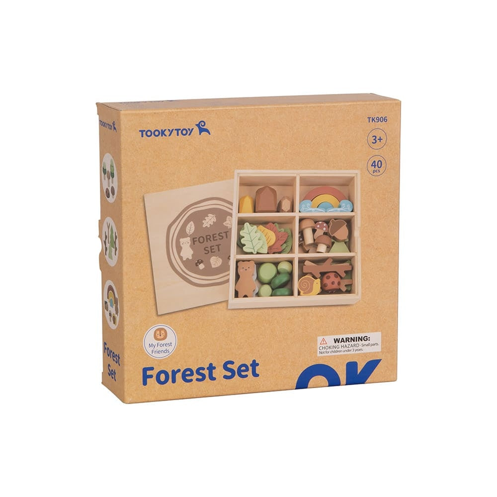 TookyToy - My Little Forest - Wooden Sorting Play Box