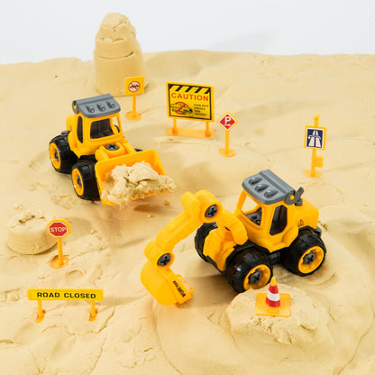 Mideer - Beach & Sand Toy Set - Construction Site - 12 Pieces