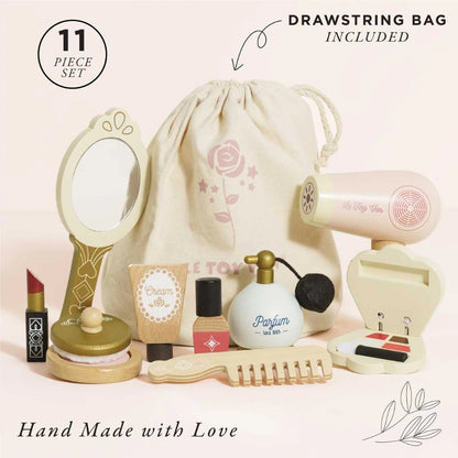 Le Toy Van - Wooden Vanity Star Beauty Kit - 11pcs