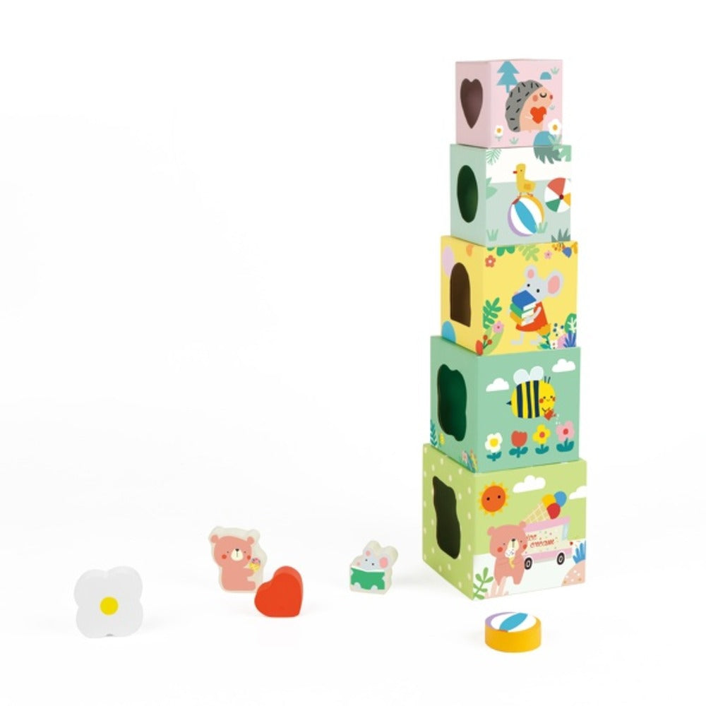 Classic World - Forest Stacking Cubes