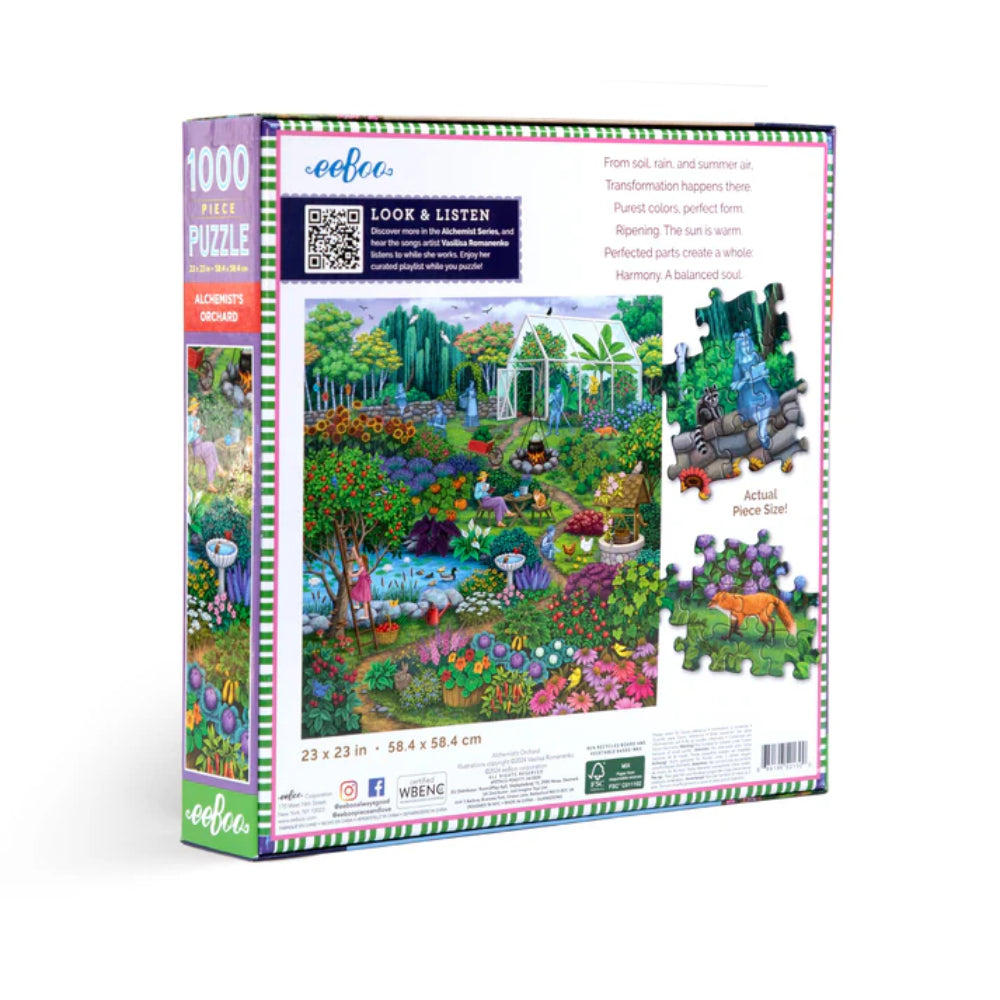 eeBoo - Alchemist's Orchard 1000 Piece Square Puzzle