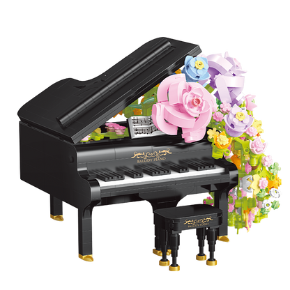 Cogo - Building Block Set - Flower Piano - 841 Pieces