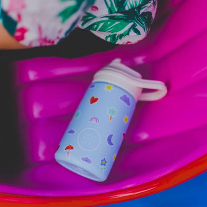Cool Bottles - Kiddies Triple-Insulated Water Bottle - Rainbow Clouds 350ml