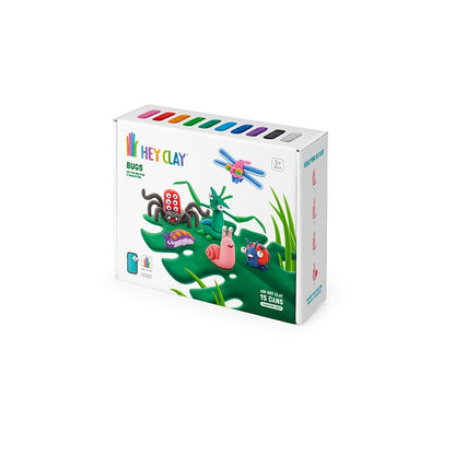 Hey Clay - Modelling Air-Dry Clay with Fun Interactive App - Bugs, 15 cans