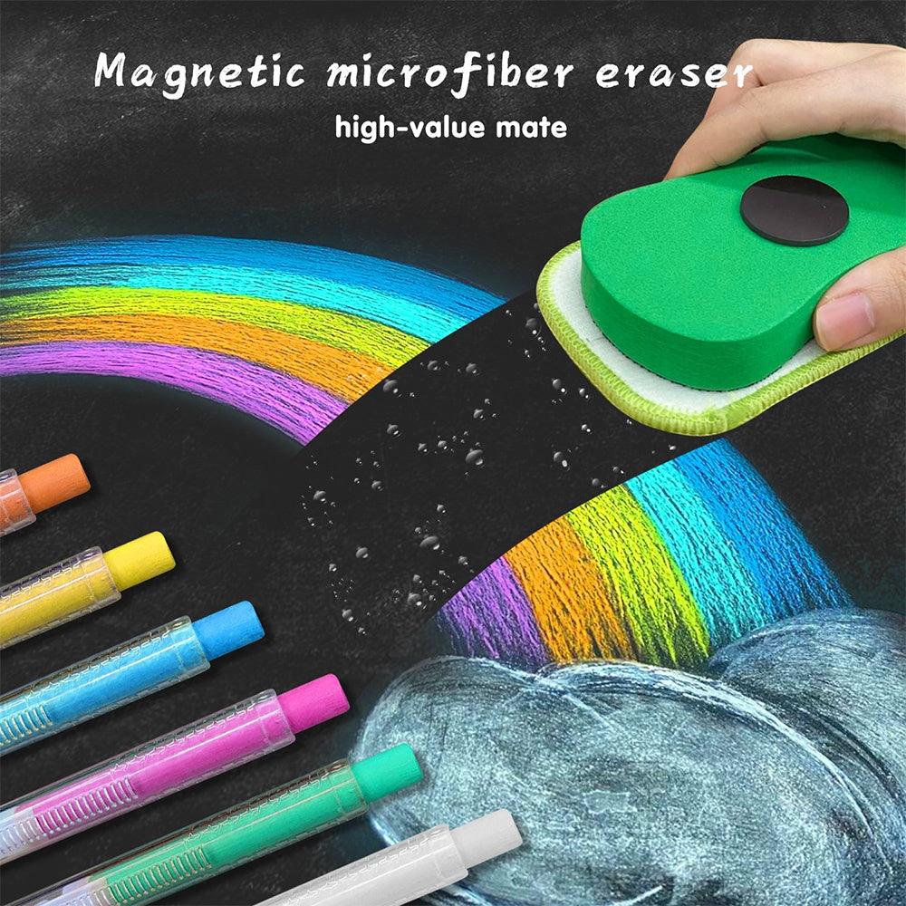 Jar Meló - Washable Chalk in Retractable Holders - 12 Colours