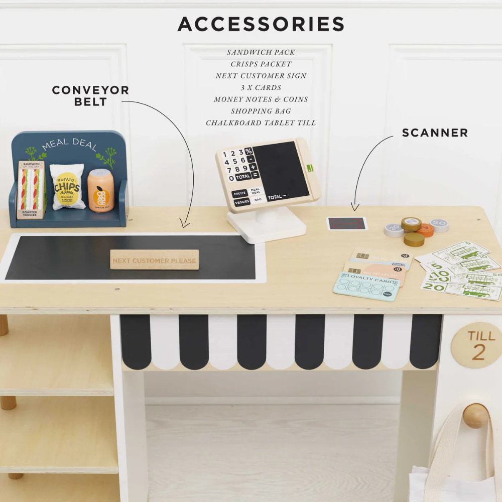 Le Toy Van - Wooden Supermarket Till Checkout & Accessories