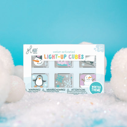 Glo Pals - Water Activated Light-Up Sensory Toys - Winter (6 Pack)
