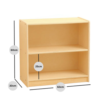 TookyToy - Wooden Shelf and Toy Storage for Kids Room: Plywood 60x63cm