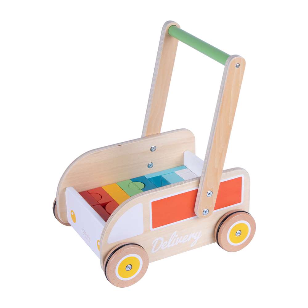 Classic World - Baby Walker with Building Blocks