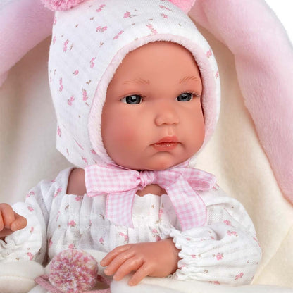 Llorens - Anatomically Correct Baby Girl Doll with Clothing & Sleeping-bag: Bimba - 35cm