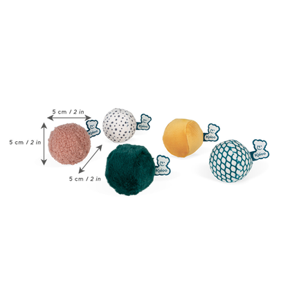 Kaloo - Sensory Balls Set - 5 pieces