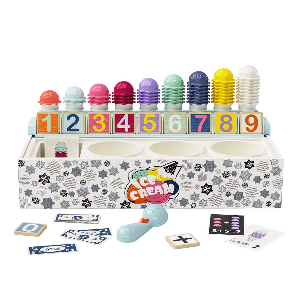 TopBright - Ice Cream Shop - Number Learning Box & Activity Cards