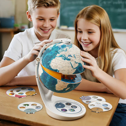 TopBright - The Earth Globe: Interactive Science Learning Kit for Kids