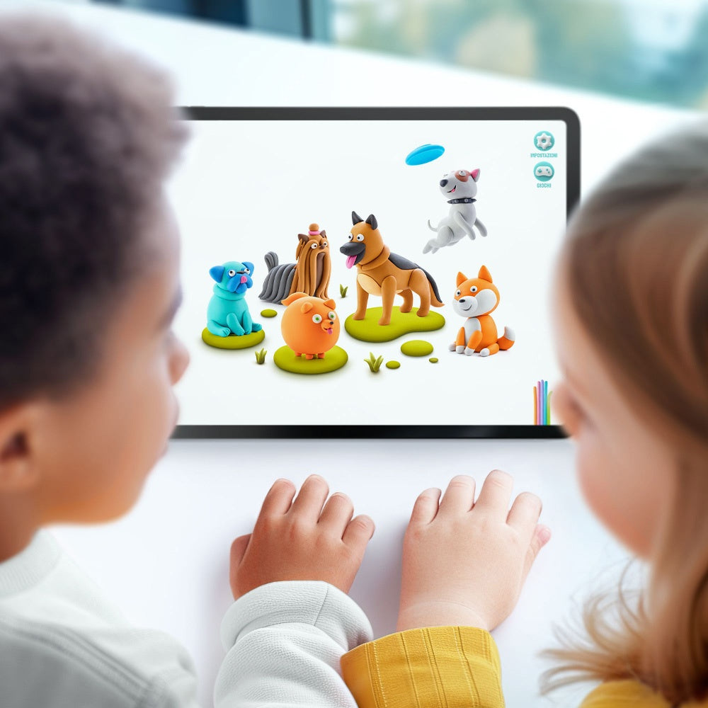 Hey Clay - Modelling Air-Dry Clay with Fun Interactive App - Dog Story, 15 cans