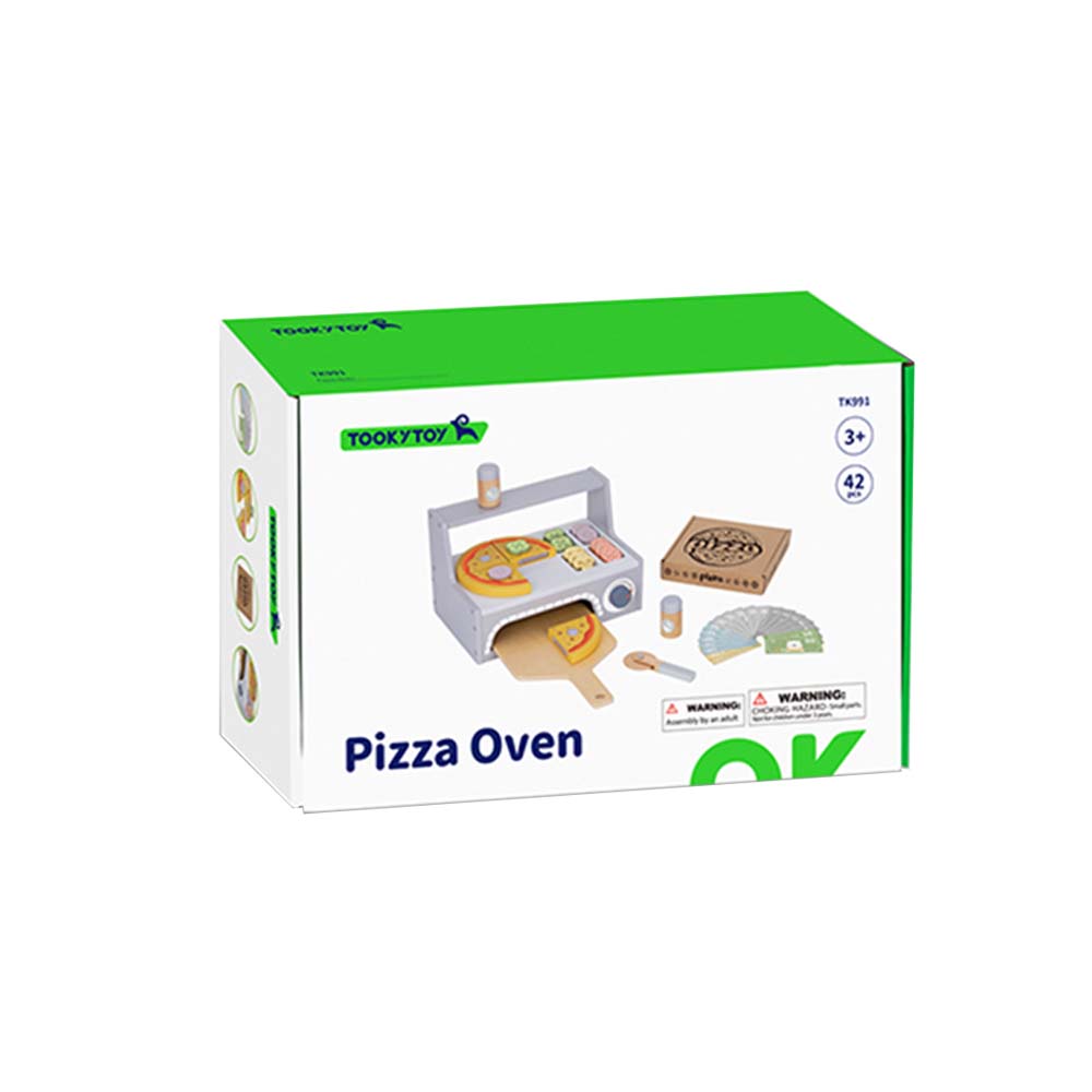 TookyToy - Pretend Play Pizza Oven Toy Set - Motherhood