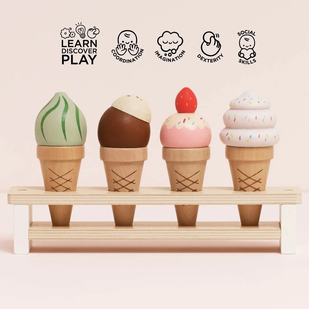 Le Toy Van - Wooden Ice Cream Cones Set