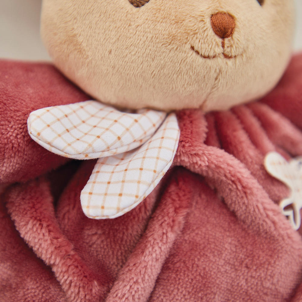 Kaloo - Soft Toy - Burgundy Rabbit Patapouf - 17cm